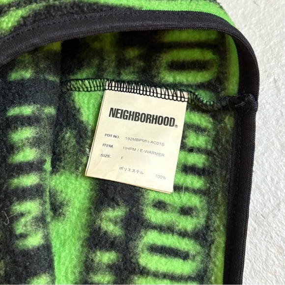 Perks And Mini Neighbourhood Edition Fleece Scarf Black And Green - Picture 5 of 5